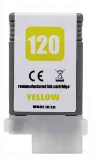 Canon PFI-120 Yellow - renovovaná žlutá inkoustová kazeta