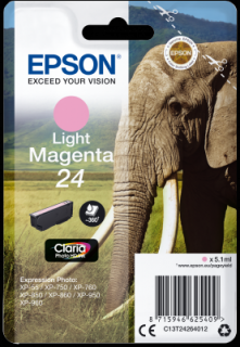 Epson Singlepack Light Magenta 24 Claira Photo Ink originální