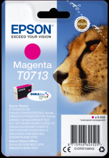 Epson Singlepack Magenta T0713 DURABrite Ultra Ink originální