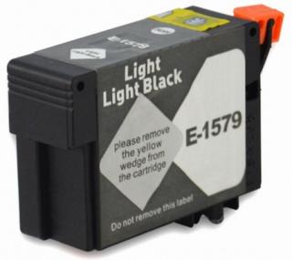 EPSON T1579 - kompatibilní velmi světlá černá inkoustová kazeta