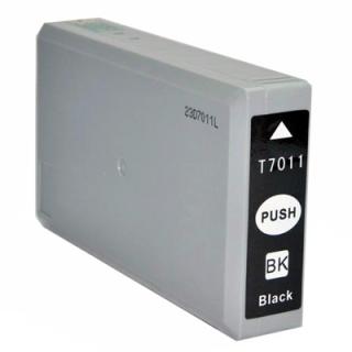 Epson T7011 - kompatibilní cartridge černá s čipem, XXL kapacita
