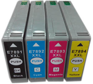 Epson T7891-4 - kompatibilní cenově zvýhodněná sada všech 4 barev XXL