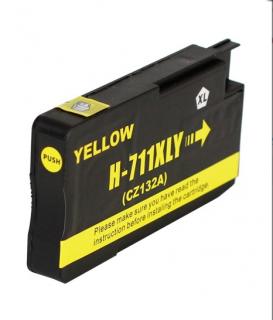 HP 711 - kompatibilní žlutá inkoustová kazeta(CZ132A)