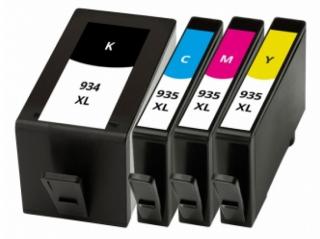 HP 934XL BK +  935XL C,M,Y - kompatibilní sada všech barev