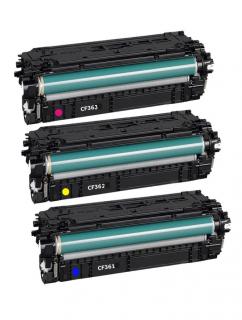 HP CF361X, CF362X, CF363X - kompatibilní sada barev 508X