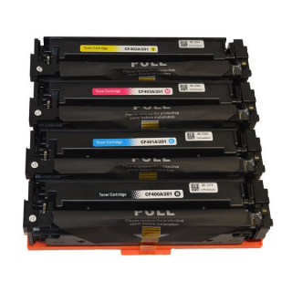 HP CF400A CF401A CF402A CF403A - kompatibilní sada 4 barev 201A