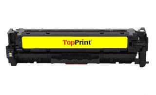 Topprint HP CC532A  - kompatibilní toner 304A,  žlutá