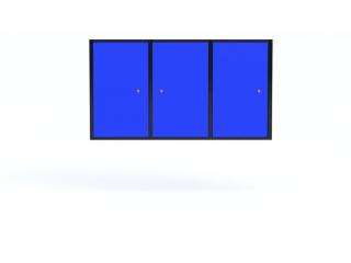 Kovová dílenská skříňka WS2D3 Povrchová úprava: Modrá