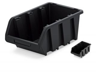Plastový úložný box TRUCK 15,5x10x7 cm Povrchová úprava: Černá