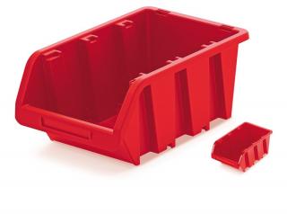 Plastový úložný box TRUCK 15,5x10x7 cm Povrchová úprava: Červená