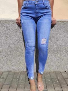 Elastické skinny džíny SERRA modrá Velikost: XL