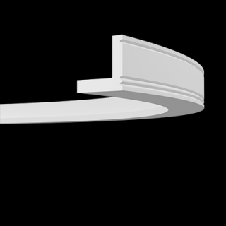 STROPNÍ LIŠTA OHEBNÁ 1.50.266 (Fabion ohebný pro LED. Dekorační lišta ohebná pro LED)