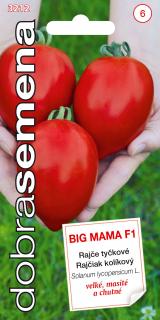 Dobrá semena Rajče tyčkové - Big Mama F1 XL masité 10s