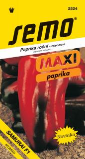 Paprika zel. sladká F1 - Alceo F1 (typ Lamyo) rychl 15s - série MAXI