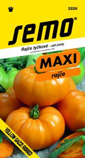 Rajče tyčkové - Yellow Gazzi Ribbed 30s - série MAXI