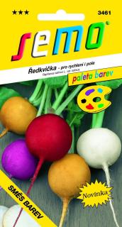 Ředkvička směs barev 5g - série PALETA