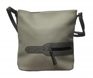 Crossbody kabelka Tapple H17358 světle šedá