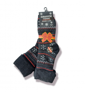 Dárkové balení termo ponožek zimní vzor typ 2 Velikost: 35-38