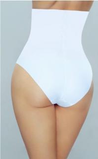 Hladké stahovací kalhotky bílé Velikost: M/L