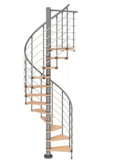 DOLLE Oslo - točité schody - průměr 120cm (Buk multiplex)