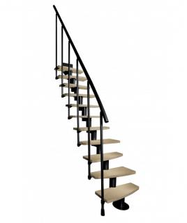 Modulové schody Atrium MINI PLUS do 276cm/Olše-Buk (pro výšku 222-276cm)