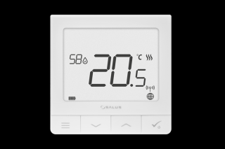 Salus SQ610 Digitální drátový/bezdrátový termostat QUANTUM, 230V, 3A, 2,4 GHz
