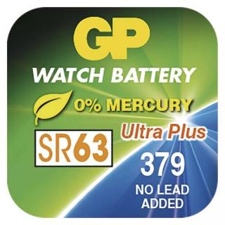 Baterie do hodinek GP 379F (SR63, SR521)