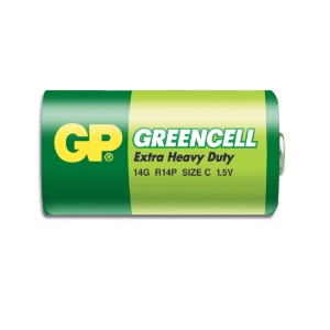 Baterie GP Greencell R14 1ks