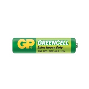 Baterie Greencell GP AAA 2ks ve fólii