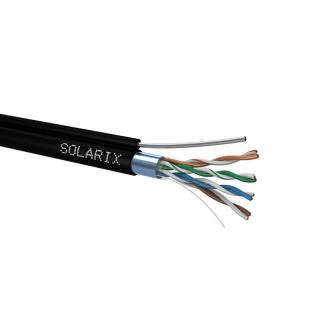Kabel k internetu datový samonosný FTP CAT 5E SXKD-5E-FTP-PE-SAM, venkovní