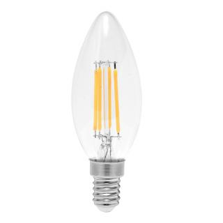 LED žárovka E14 2W RETRO svíčka LED2W-RETRO/C37/E14/3000K teplá bílá