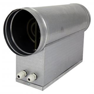 Ohřívač vzduchu do potrubí HP 125-1,2-1, elektrický 1,2kW