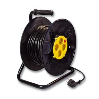 Prodlužovací kabel na bubnu 25m 4 zásuvky 3x1,5mm