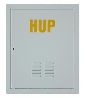 Revizní dvířka HUP 400x500 bílá, na kličku