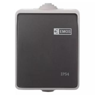 Vypínač č. 7 křížový na povrch EMOS IP54