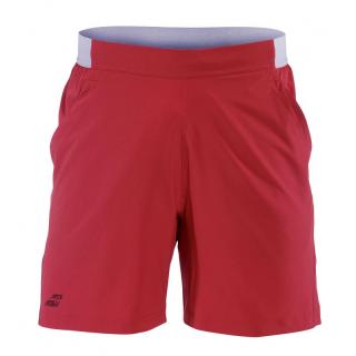 Chlapecké sportovní šortky Babolat Perf Short Boy Salsa/Black oblečení dětské: 10-12