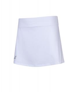 Dívčí tenisová sukně Babolat Play skirt white oblečení dětské: 10-12 let