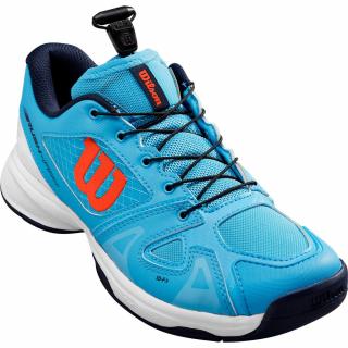 Juniorská tenisová obuv Wilson Rush Pro Jr QL Blue Velikost Junior Wilson: UK 3,5| EU 36 1/2| CM 23,5
