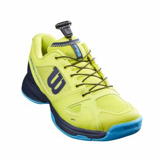 Juniorská tenisová obuv Wilson Rush Pro Jr Ql Lime Pop/N Velikost: UK 1,5|EU 33 2/3|JP 20,3