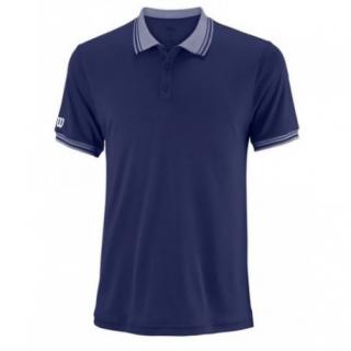 pánská polokošile Wilson Team Polo blue depths Oblečení pánské: L