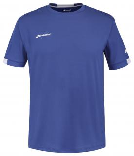 Pánské tričko Babolat Play Crew Neck Tee Men Solidate Blue 2024 Oblečení pánské: XXL