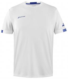 Pánské tričko Babolat Play Crew Neck Tee Men White 2024 Oblečení pánské: L