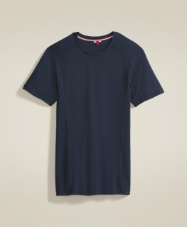 Pánské tričko Wilson Players Seamless Crew 2.0 Classic Navy Oblečení pánské: XL