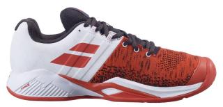 Tenisová obuv Babolat Propulse Blast Clay Red Tomato/White velikost: UK 6,5 EU 40