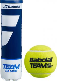 Tenisové míče Babolat Team all court 4 ks
