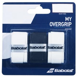 Tenisové omotávky Babolat My Overgrip x3 Black/White