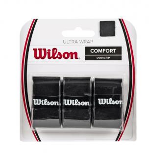 Tenisové omotávky Wilson Ultra Wrap Overgrip Black X3