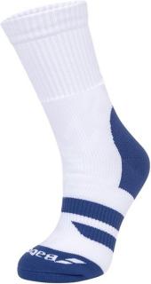 tenisové ponožky Babolat socks Team Big Logo white/blue velikost ponožky: 47-50