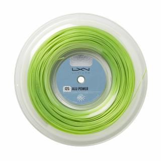 Tenisový výplet Luxilon Big Banger Alu Power 200m Reel Limegreen průměr výpletu: 1,25