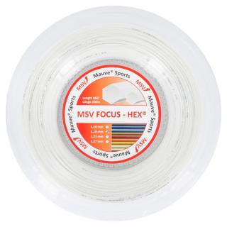Tenisový výplet MSV Focus HEX - 200m Barva: Bílá, průměr výpletu: 1,18